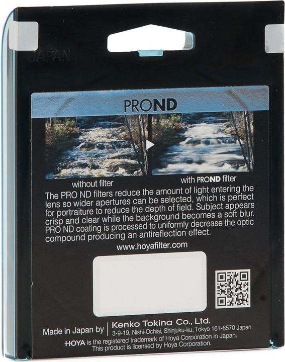 Produktbild Hoya Pro ND4 Filter (62 mm, ND- / Graufilter, 62 mm)