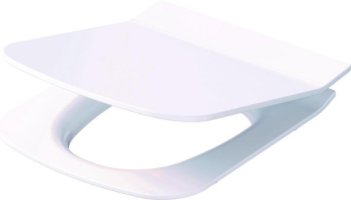 Actual product image Cersanit WC seat City Square/Virgo white with soft-close mechanism