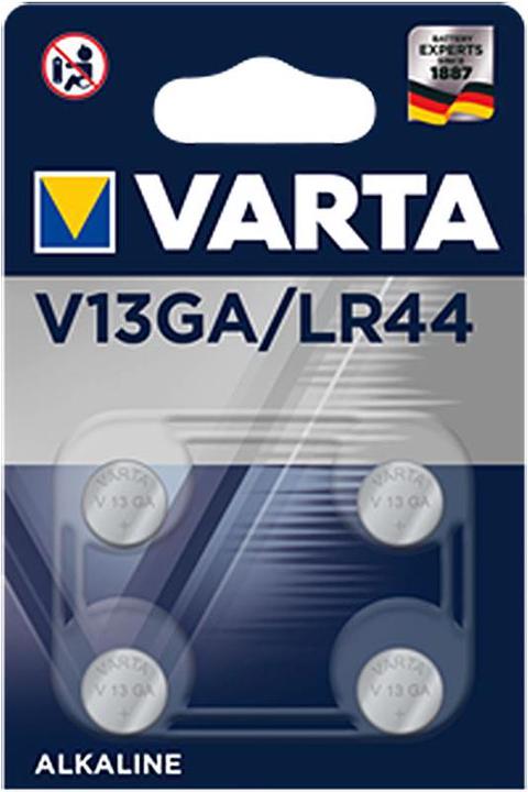 Productafbeelding Varta V13GA (4 Pcs., LR44, 130 mAh)
