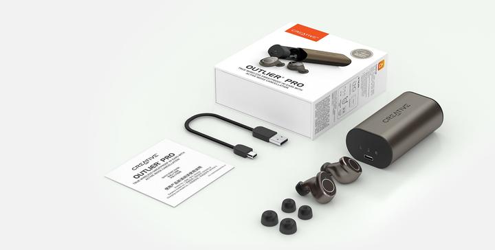 Image du produit Creative outlier pro casque (ANC, 60 h, Sans fil)