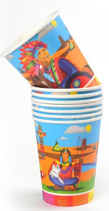 Produktbild Folat Indianer-Becher 8ST. (8 x)