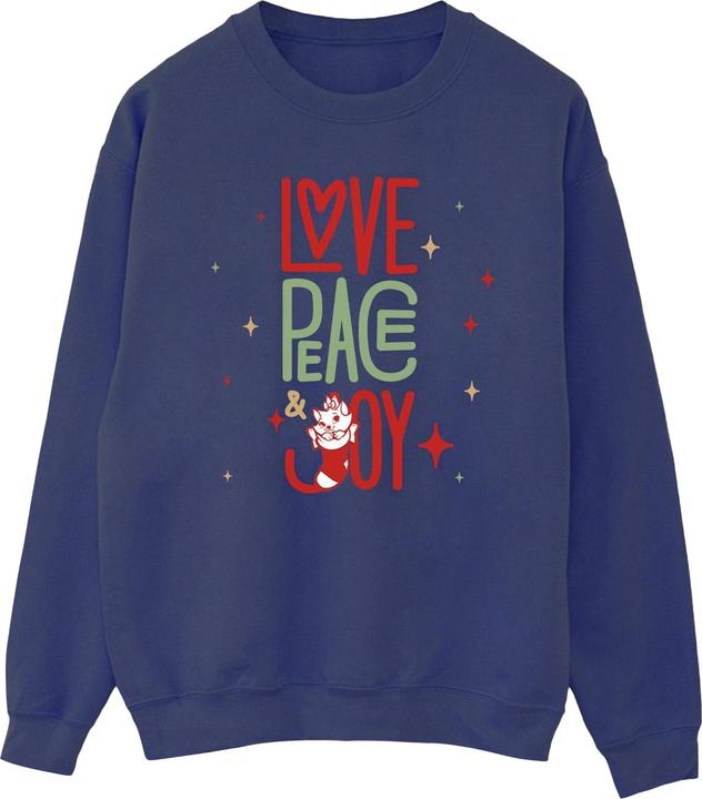 Produktbild Disney The Aristocats Marie Love Peace Joy Sweatshirt (XXL)