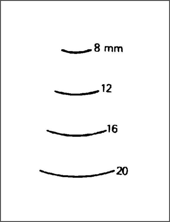 Actual product image Sculpting iron longitudinal cranked shape (10 mm)