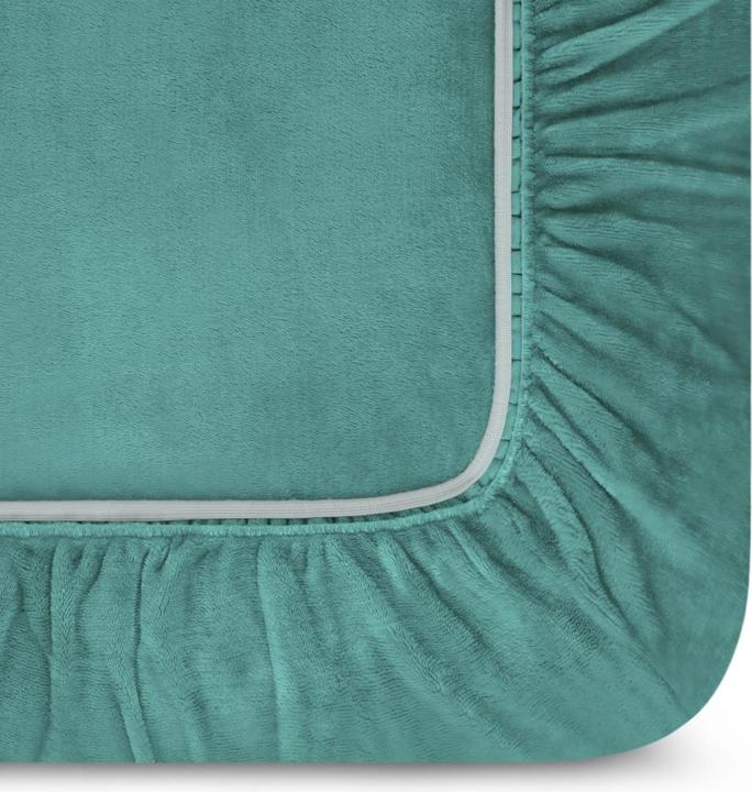 Actual product image Aspero 2 flannel fitted sheets PERPIGNAN (90 x 200 cm)