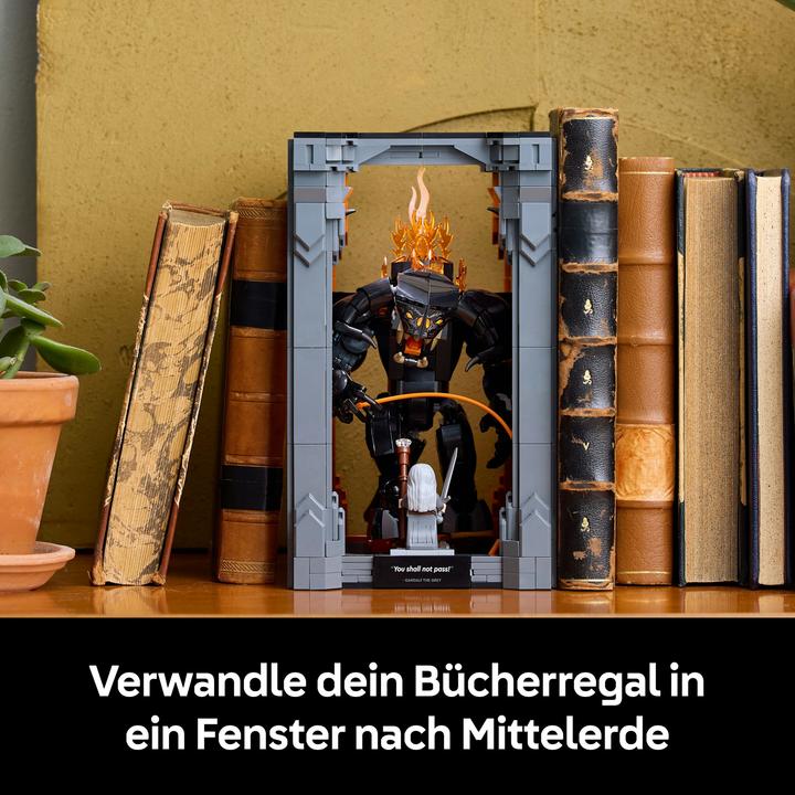 Actual product image LEGO The Lord of the Rings: Balrog™ bookend (10367, LEGO Icons)