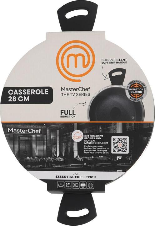 Actual product image Masterchef Topf mit Deckel 28 cm (4 Stück) (28 cm)