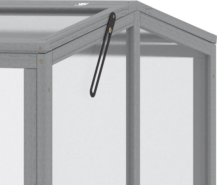 Actual product image Outsunny Raised bed with wooden frame