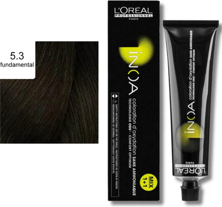 Produktbild L'Oréal Professionnel Inoa (5.3 Hellbraun Gold)