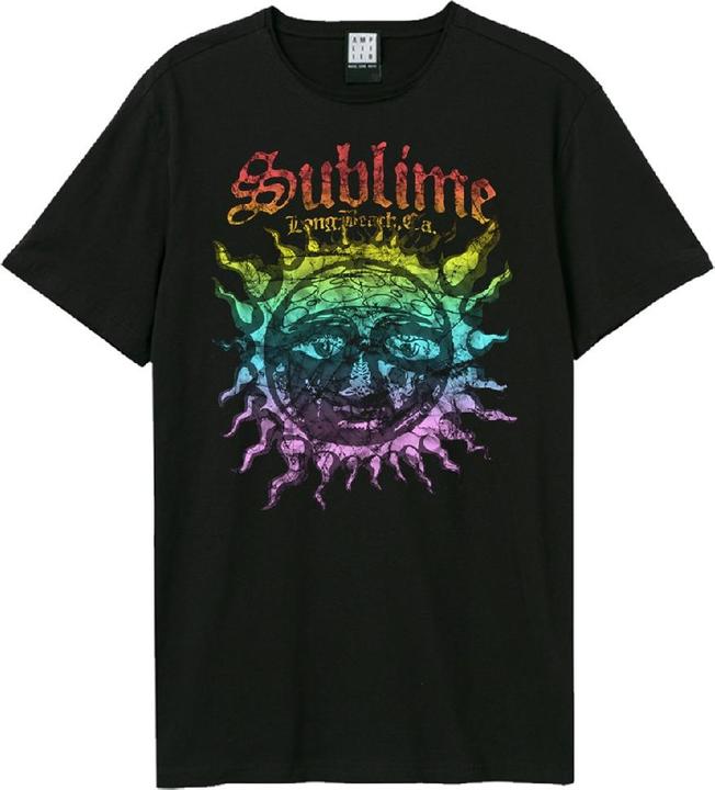 Actual product image Amplified Unisex Adult Ombre Sun Sublime T-Shirt (XL)