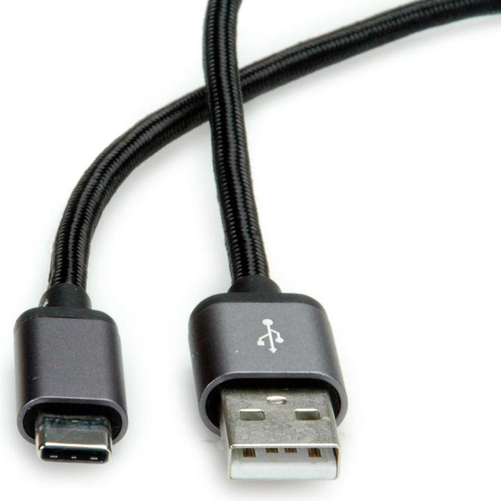 Produktbild Roline USB C 2.0 Kabel (3 m, USB 2.0)