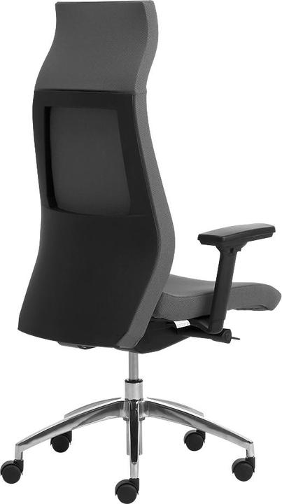 Produktbild Leyform Chefsessel ENERGY, mit Armlehnen, Synchronmechanik, Echtleder oder CLIMATEX®-Bezug