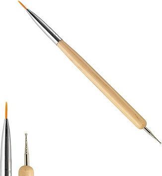 Peggy Sage 2-In-1 - Pennello per unghie Nail Art B