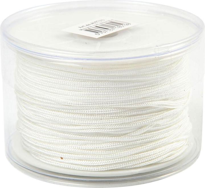 Productafbeelding Creativ Company Polyester koord wit 1 mm, 50 m