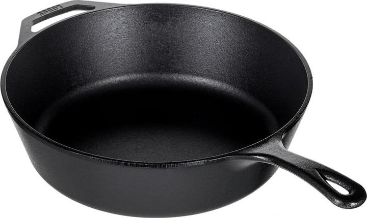 Actual product image Lodge Cast iron pan with lid (Pan set + pot set, Stainless steel)