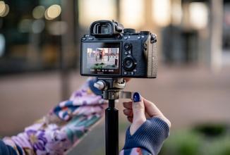 Produktbild Fotopro Fly 1 Aluminium Stativ Grau/Schwarz (Metall)