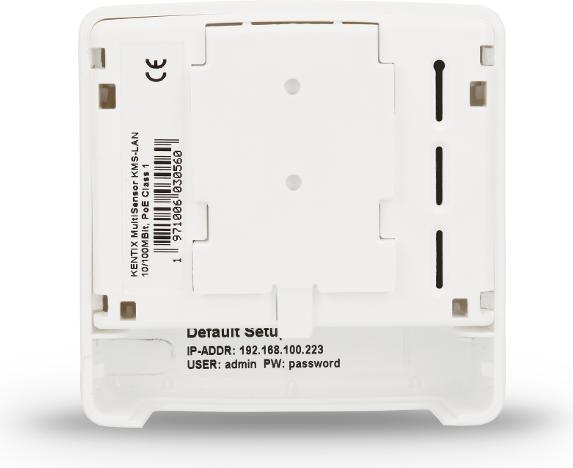 Image du produit Kentix MultiSensor mit Ethernet (PoE) und PIR-Sensor (360°), weiss
