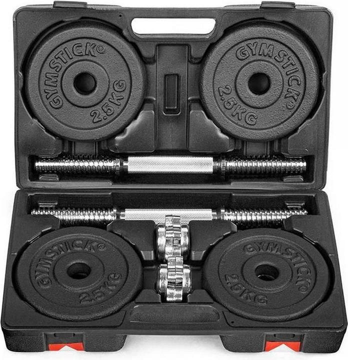 Produktbild Gymstick Adjustable Dumbbell Set (4 x 1.25 kg, 4 x 2.5 kg)