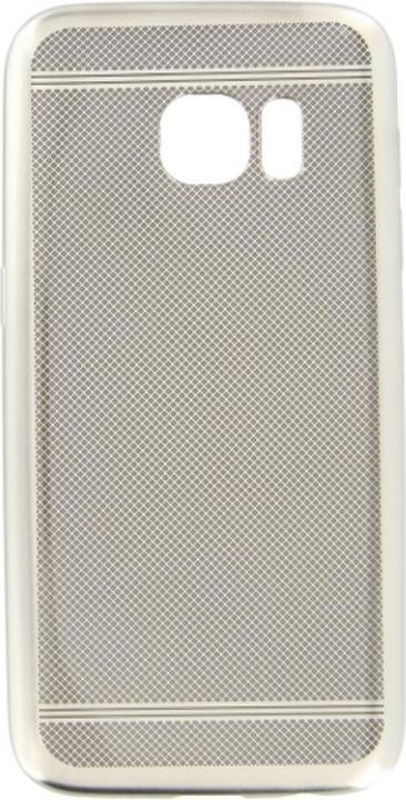 Produktbild NoName Silicone Case Classy Samsung Galaxy S7 silver (Samsung Galaxy S7)
