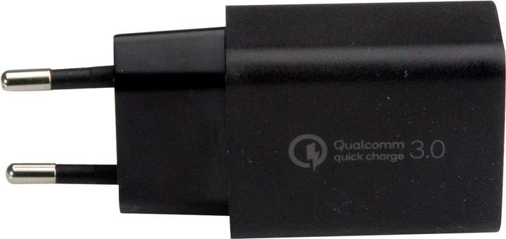 Actual product image Value USB QC3.0 Charger with Euro plug, 1 port, 18W (18 W)