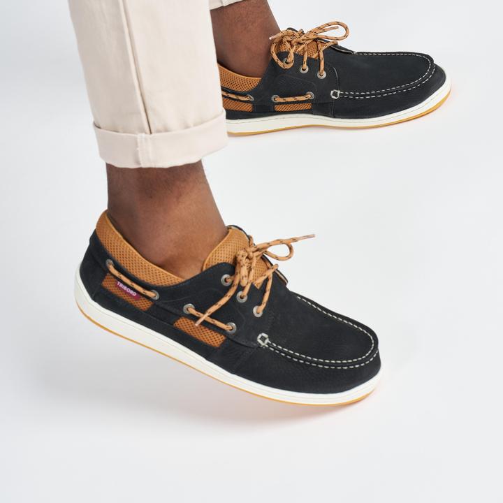 Produktbild Tribord Segelschuhe Herren Leder - Clipper schwarz (43)