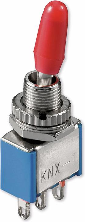 Actual product image Goobay Toggle switch miniature ON-On with solder lugs