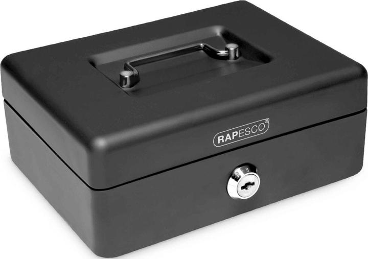 Rapesco Geldkassette, Breite: 200 mm, schwarz