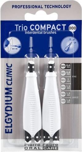 Produktbild Pierre Fabre Elgydium, Klinik -Trio Compact, 000, interdentaler Pinsel, 2 Stücke (2 x)