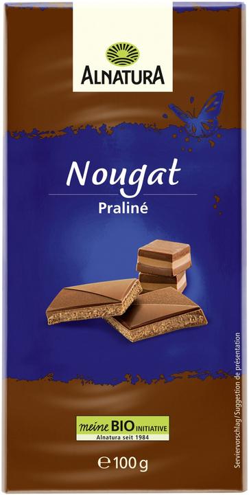 Produktbild Alnatura Bio Nougat Schokolade (100 g)