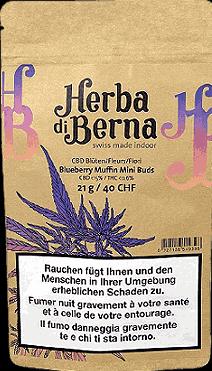 Produktbild Herba di Berna Blueberry Muffin Mini-Buds (21 g, Indoor)