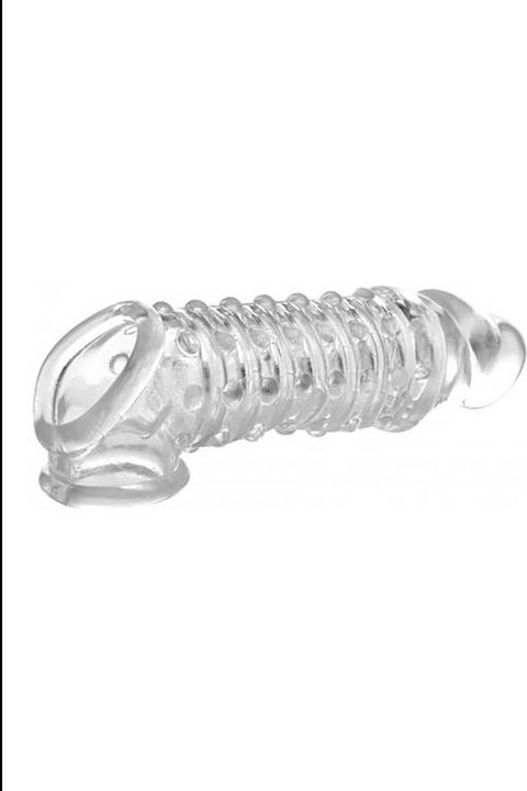 Actual product image Bijoux Indiscrets 1.5 Inch Penis Enhancer Sleeve