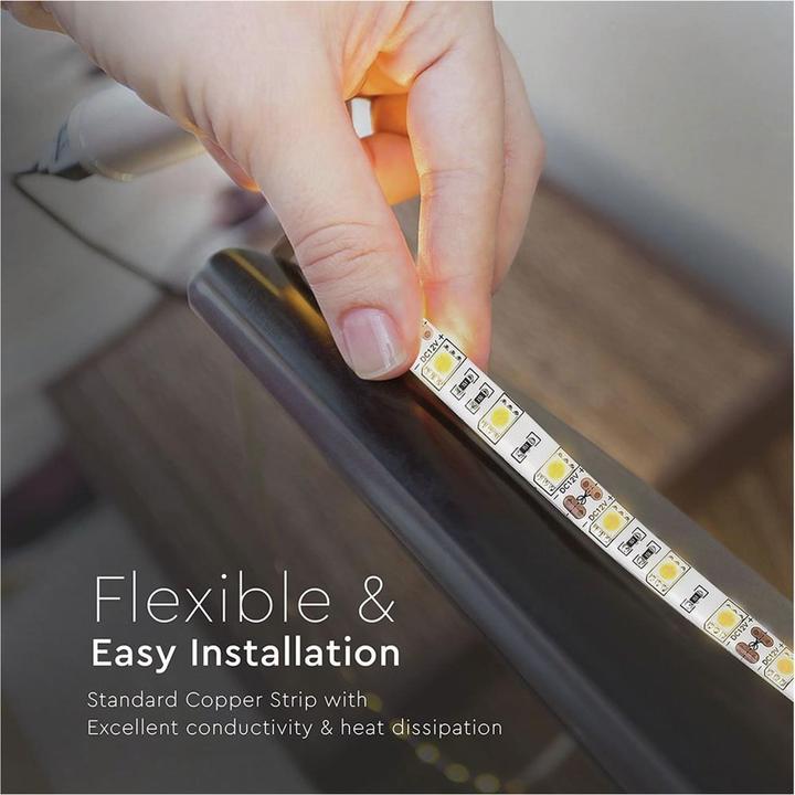Produktbild V-TAC VT5050 LED Streifen SMD5050 60 LED 4500K IP65 5m (Weiss, 500 cm, Indoor)