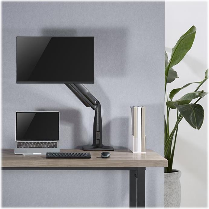 Produktbild Hagor Gasliftarm Single fuer 1x 43-109cm 1x Monitor 17-43" schwenkbar neigbar drehbar VESA 200x100 Traglas (Tisch, 43")