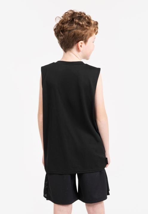 Produktbild Kipsta Kids' Sleeveless Basketball Jersey TS500 Fast - Black (10, 11, 12)