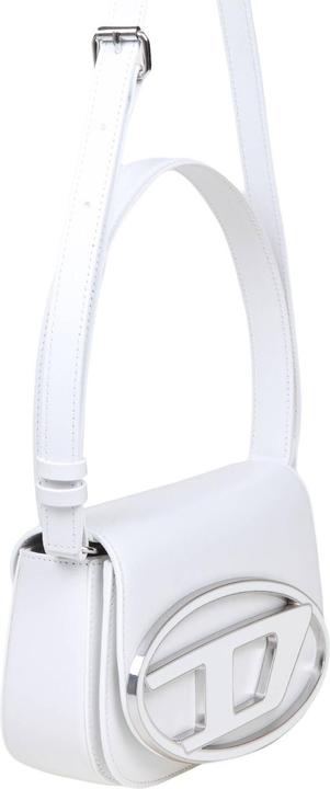 Actual product image Diesel 1dr shoulder bag in white leather