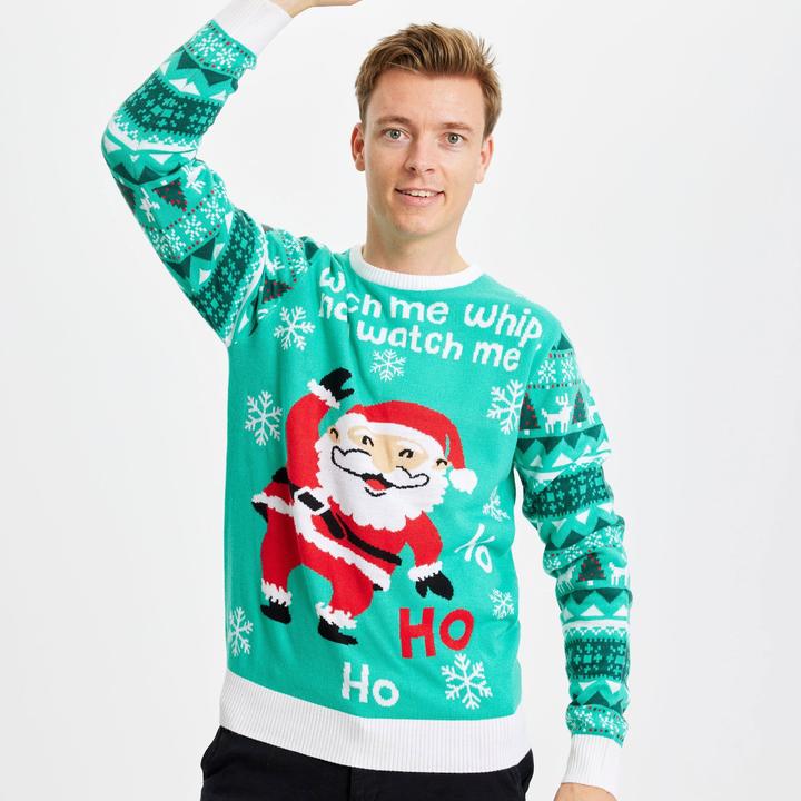 Actual product image Christmas Sweats Watch Me Whip Sweater (S)