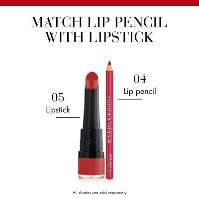 Actual product image Bourjois Rouge Velvet The Lipstick (05 Brique-A-Brac)