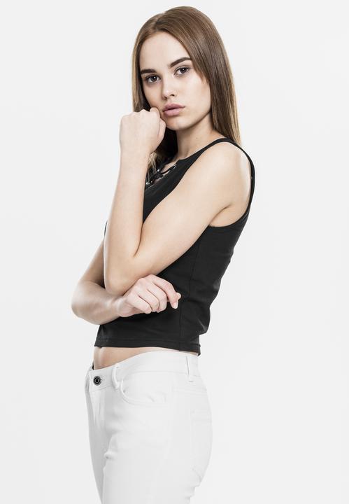 Produktbild Urban Classics Ladies Lace Up Cropped Top (XS)