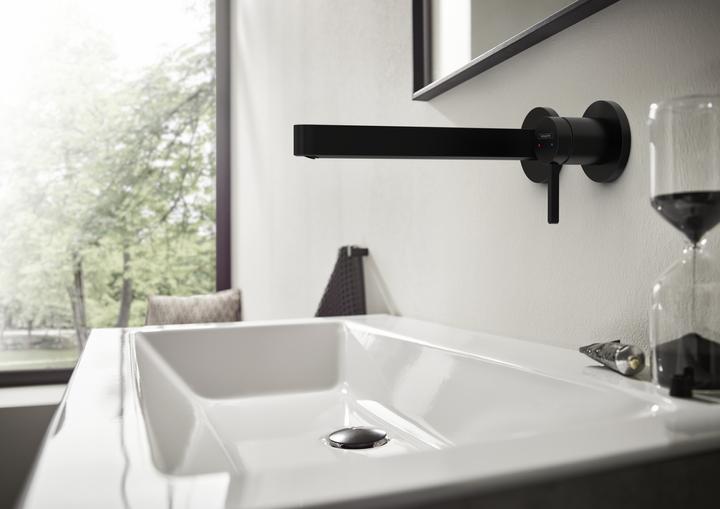 Actual product image hansgrohe Finoris single-lever concealed washbasin mixer 230 (matt black)