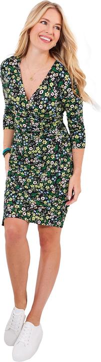 Actual product image Joe Browns Ditsy Rouched Jersey Wrap Dress (40)