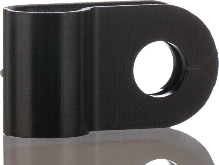 Actual product image HellermannTyton Black Nylon P-clip, 6.5mm Bundle Dia