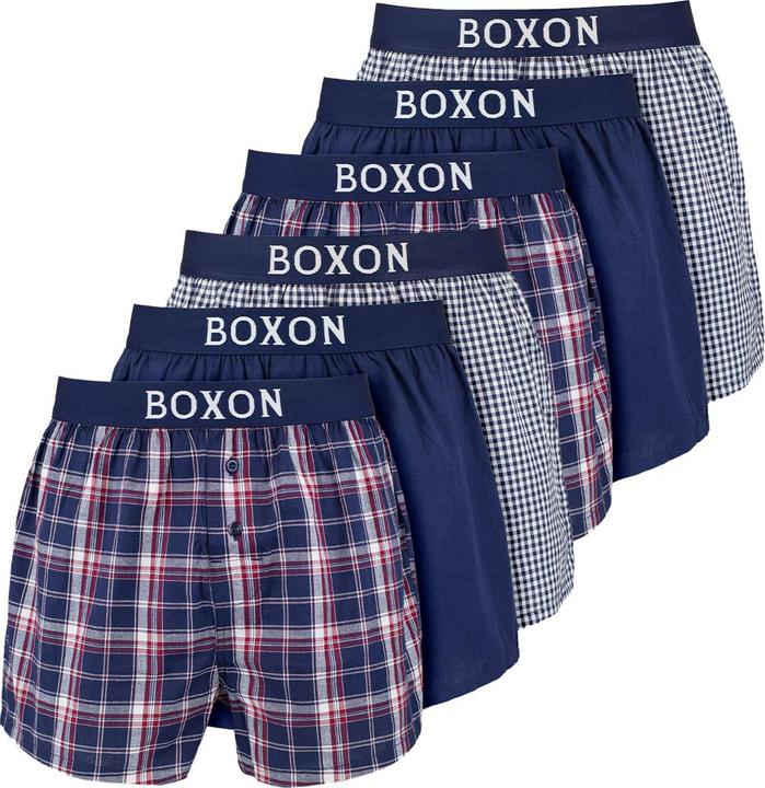 Actual product image Boxon Pack of 6 Web Boxer Shorts (M, pack of 6)
