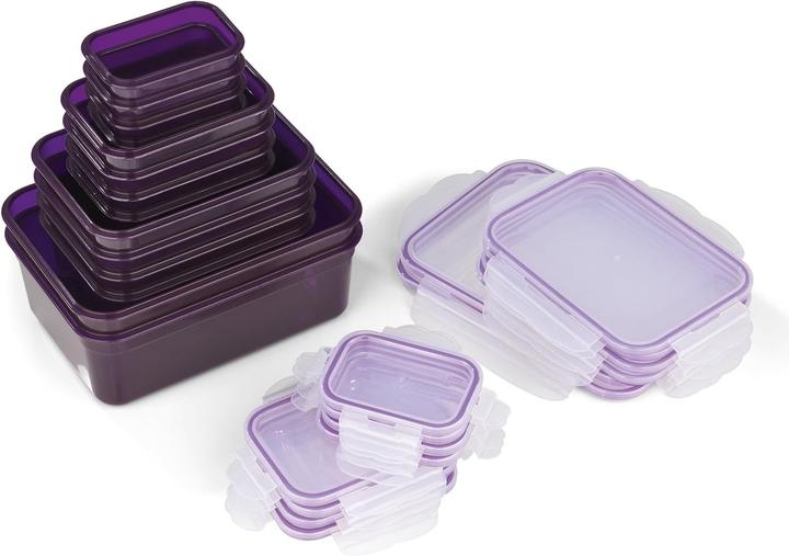 Image du produit Gourmetmaxx Boîtes fraîcheur, Lila Set de 14 pièces (2.10 l)