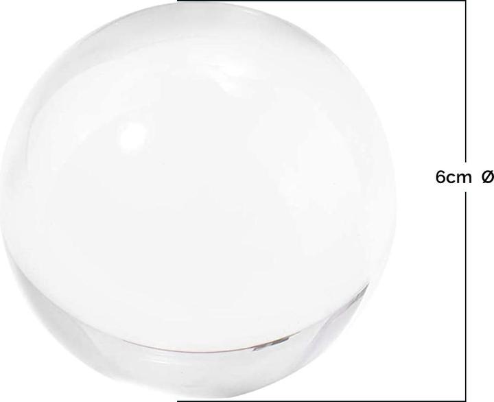 Immagine prodotto PhoneLook Palla di cristallo K9 per fotografia Trasparente brillante Ø 6 cm (Vari)