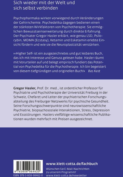 Actual product image Higher Self - Psychedelika in der Psychotherapie (German, Gregor Hasler, 2022)