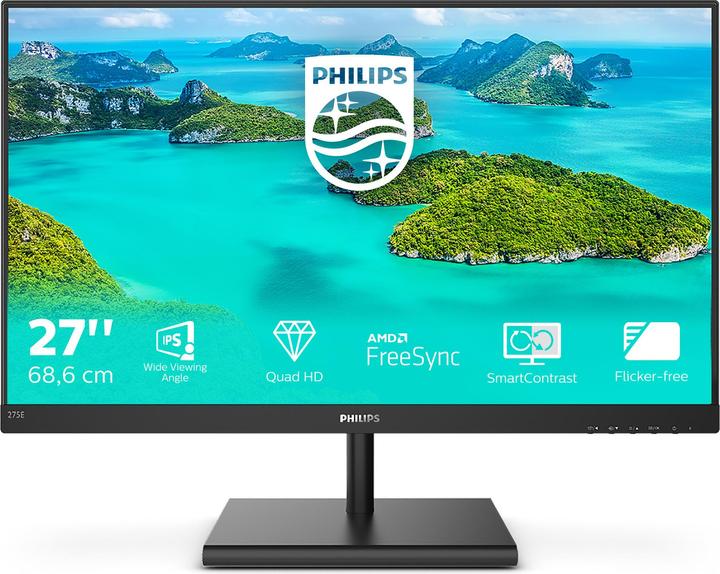 Philips E-line 275E1S/00 (2560 x 1440 pixels, 27")