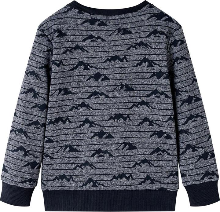 Image du produit VidaXL Sweatshirt enfant bleu marine 92,Matériau : 50 (92)