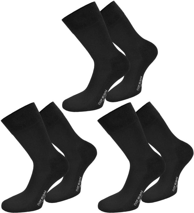 Immagine prodotto Normani 6 paia di calzini comfort con bordo morbido (confezione da 6, 47 - 50)