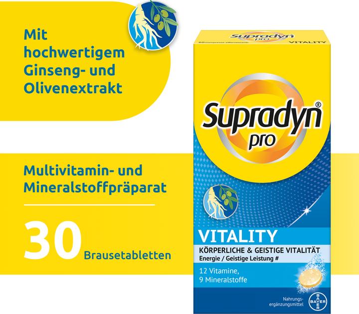 Immagine prodotto Supradyn pro Vitalità (30 Pezzo/i, Compressa effervescente)