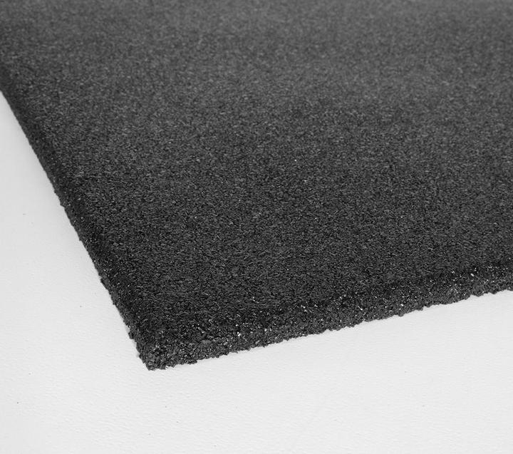 Actual product image Stockz Rubber floor "Standard Tiles Black" 100x100cm (1 cm)