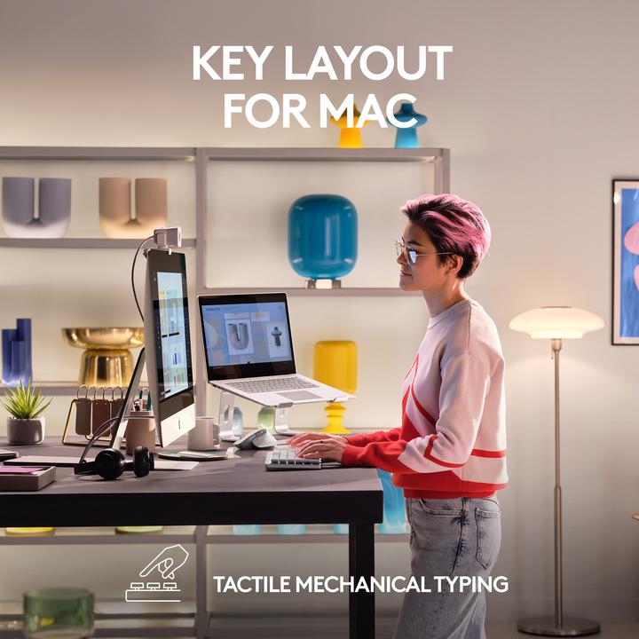 Produktbild Logitech MX Mechanical Mini for Mac (CH, Kabellos)